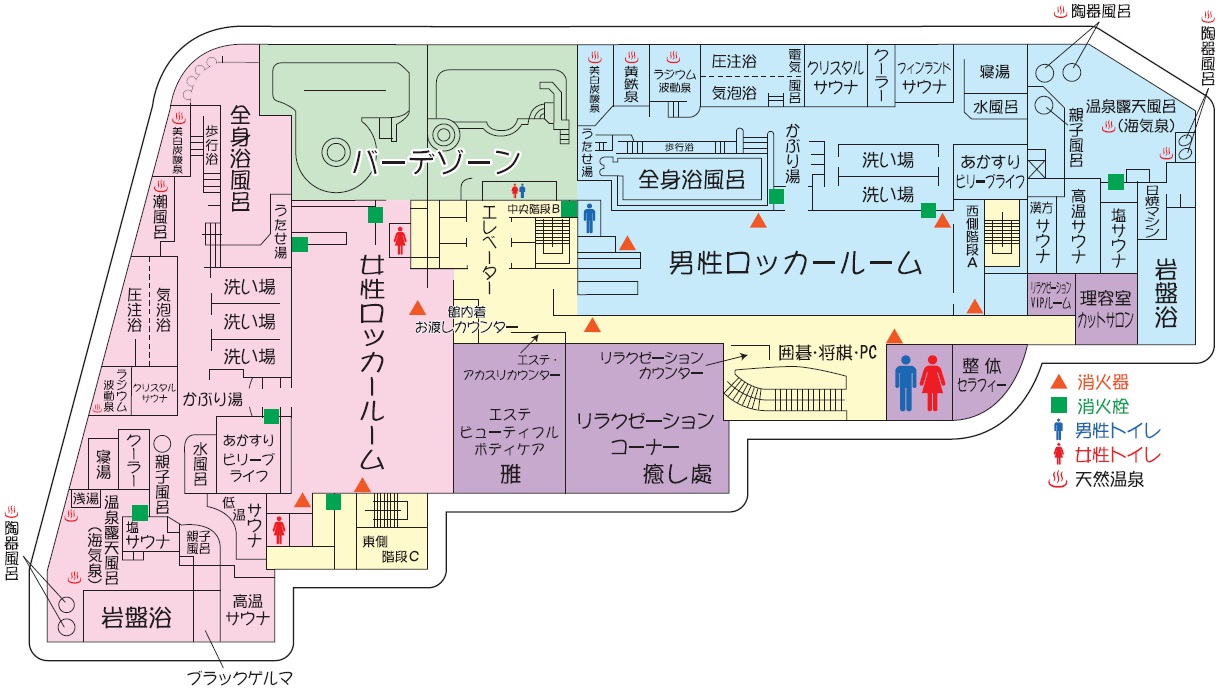 アウトレット入間 館内地図 Haliekoas